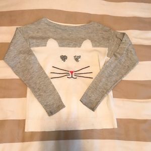 Crewcuts kitty sweater